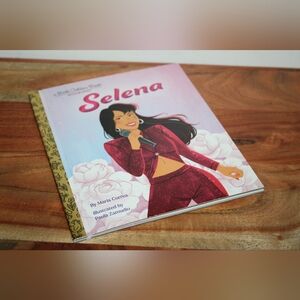 Selena Illustrated Children's Book - Pink & Burgundy Cover